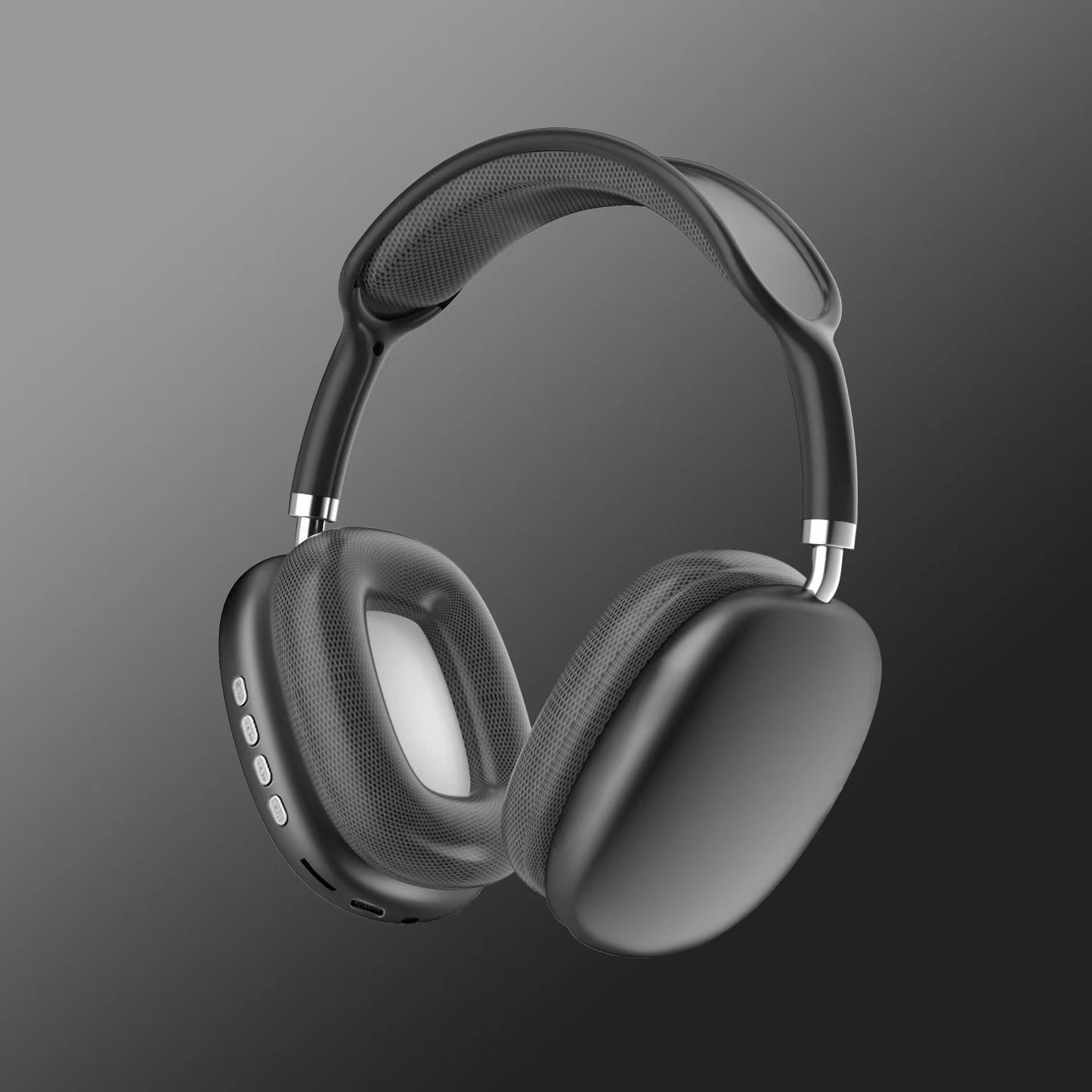 over-ear Bluetooth headphones