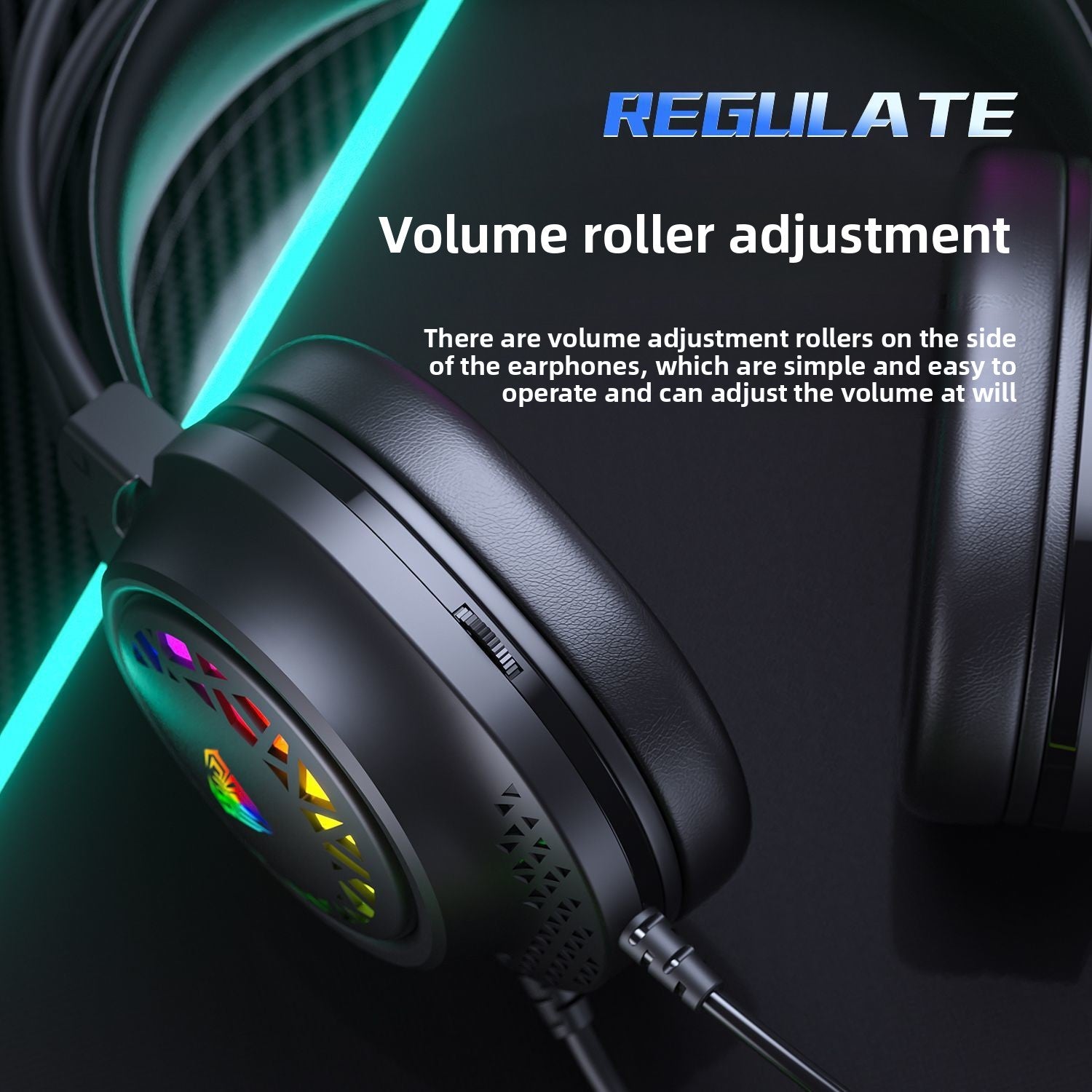Over-ear wired headphones