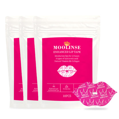 Overnight lip moisturizing patches