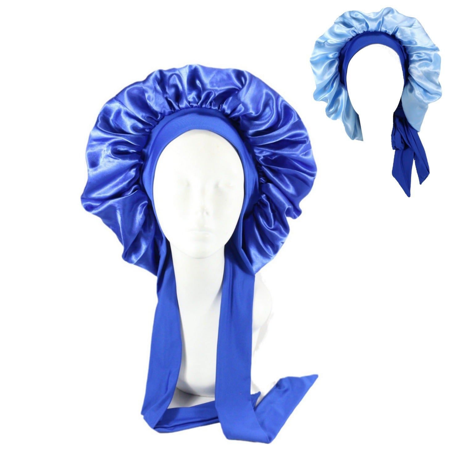 Oversized Double Layer Satin Sleep Cap