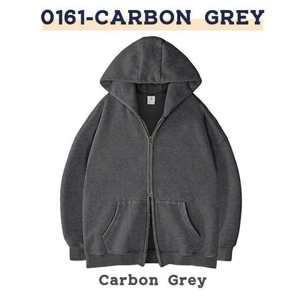 Oversized Fleece-Lined Hooded Sweatshirt