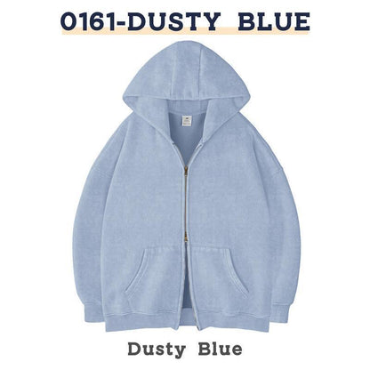 Oversized Fleece-Lined Hooded Sweatshirt