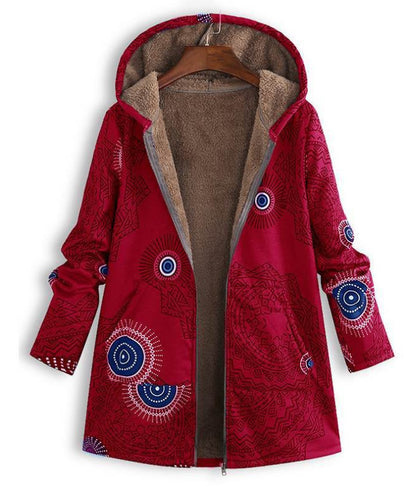 Oversized Hooded Cotton Linen Coat