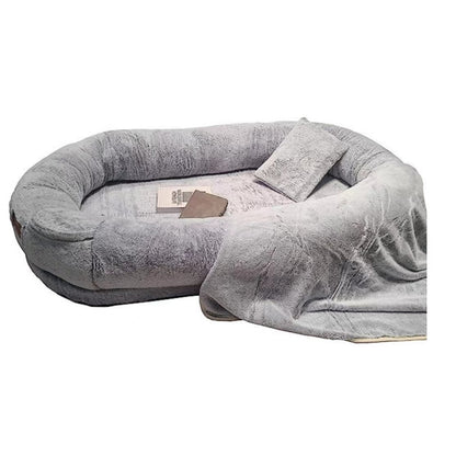 Oversized Human and Pet Shared Bed