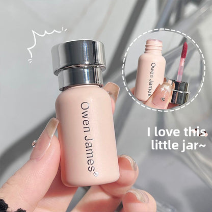 Owen James Small Pink Cream Lip Mud Matte Matte Velvet