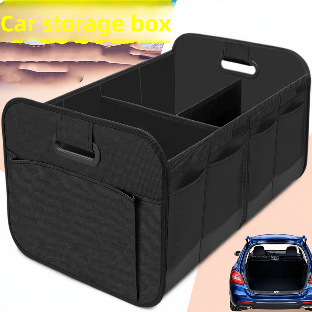 Oxford Cloth Car Trunk Storage Box