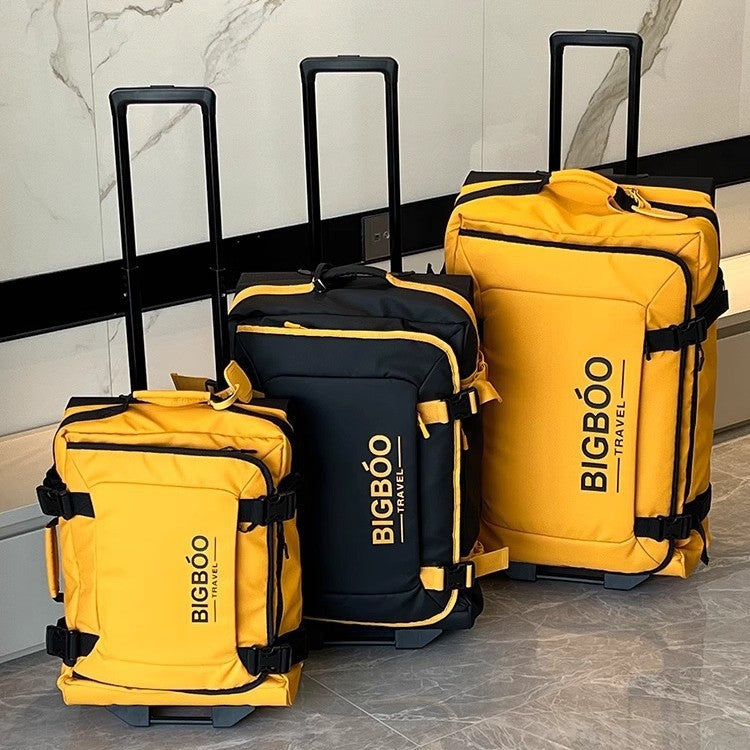 Oxford Cloth multi-functional travel luggage for carry-on
