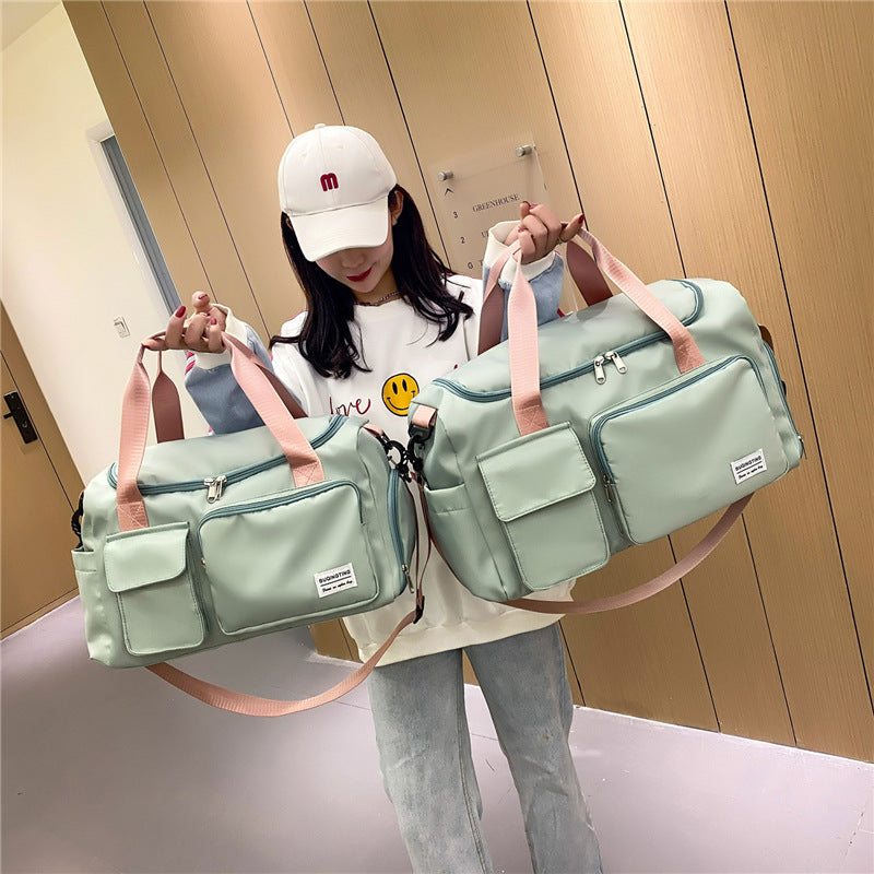 Oxford cloth tote/shoulder travel bag