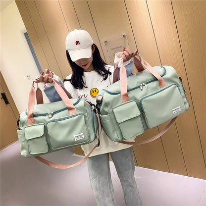 Oxford cloth tote/shoulder travel bag