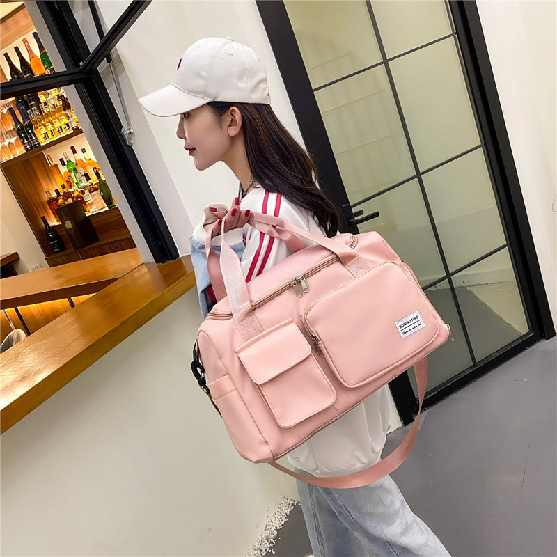Oxford cloth tote/shoulder travel bag