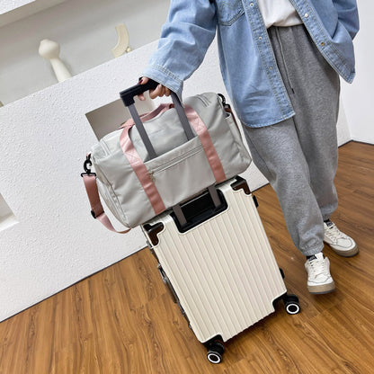 Oxford cloth tote/shoulder travel bag