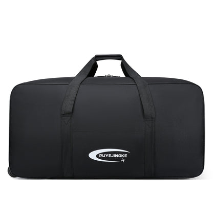 Oxford cloth wheeled folding travel bag for moving and studying abroad luggage bag