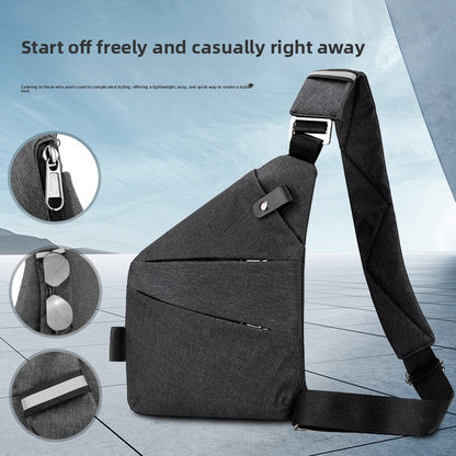 Oxford Mens Chest Bag Crossbody Shoulder Bag
