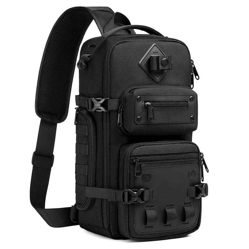 Ozuko Tactical Chest Bag for Men Outdoor Waterproof Crossbody Shoulder Bag
