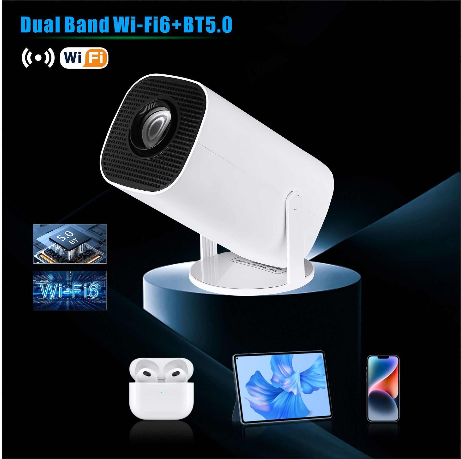 P30PRO Android 4K HD Wireless Portable Projector