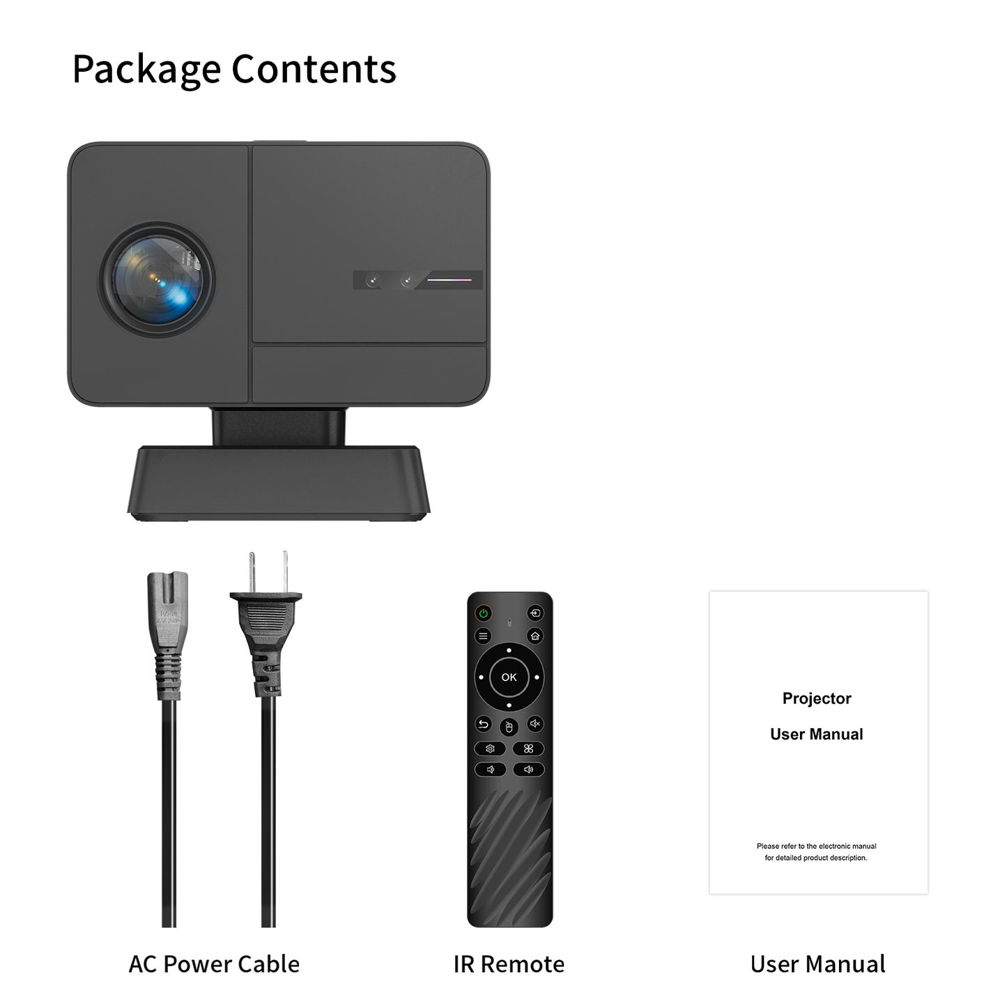 P50Max Portable Projector with Android System