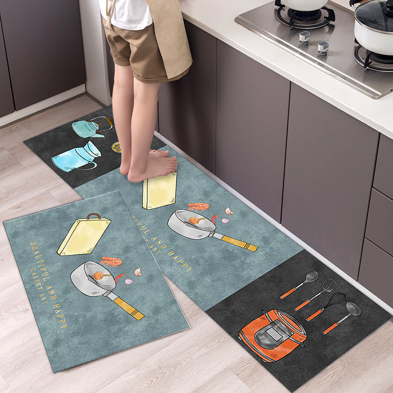 Pad the kitchen carpet