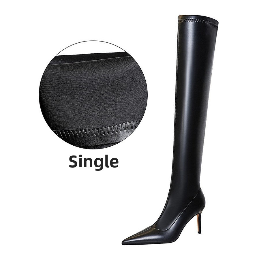 Padded ankle-length boots