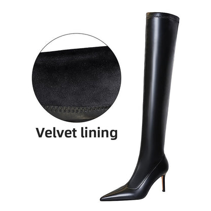 Padded ankle-length boots