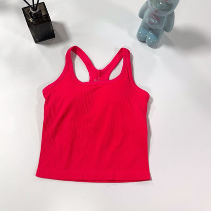 Padded Sports Bra Top - All-Purpose Sleeveless Fitness Shirt