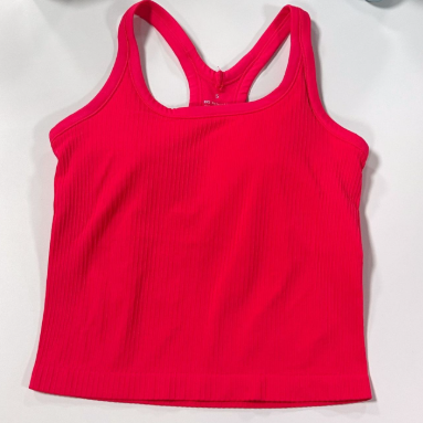 Padded Sports Bra Top - All-Purpose Sleeveless Fitness Shirt