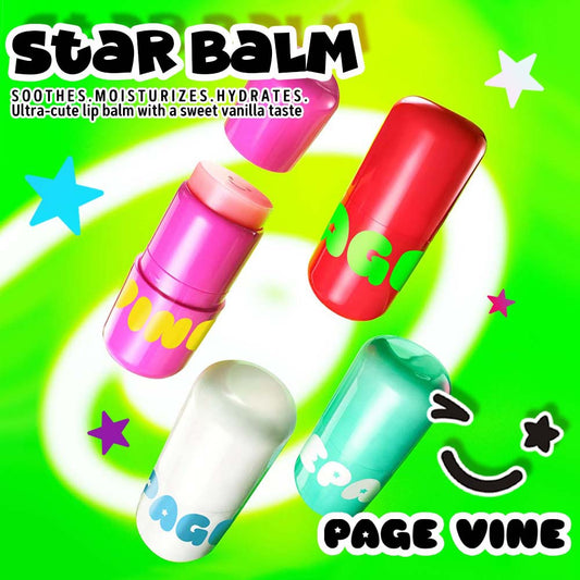 Page Vine Smiley Face Lip Balm Moisturizing Care