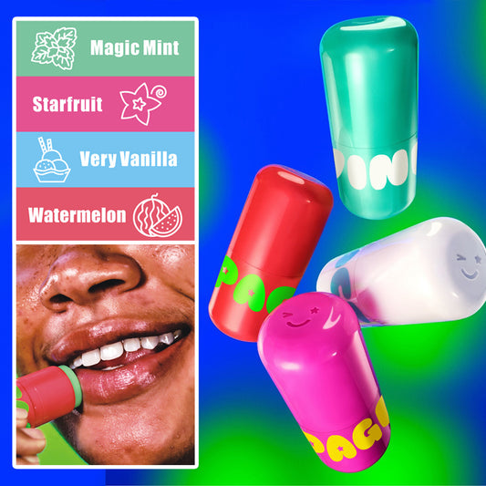 Page Vine Smiley Face Lip Balm Moisturizing Care