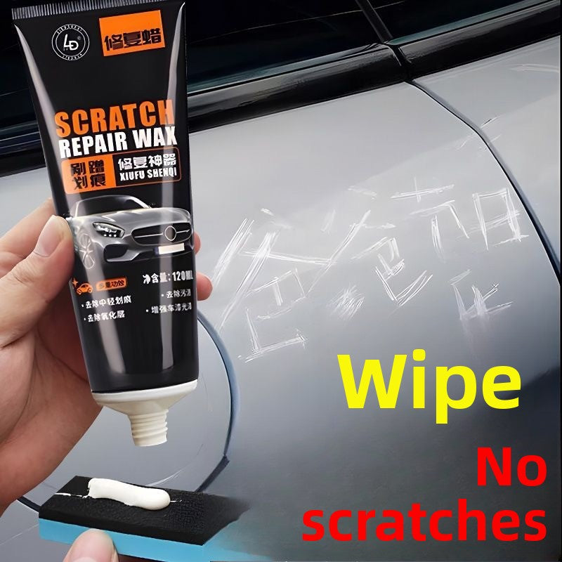 Paint scratch wax