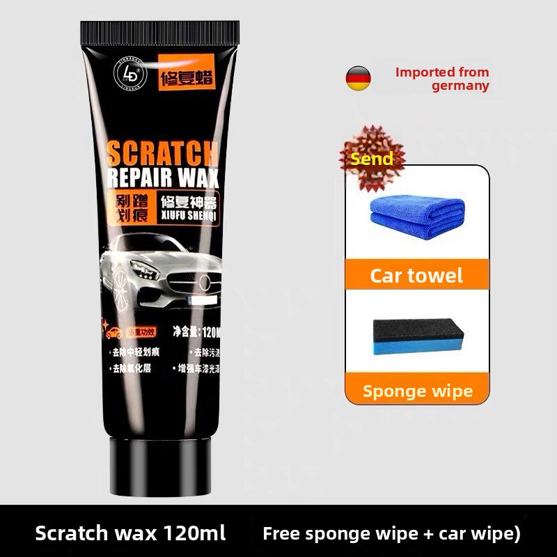 Paint scratch wax