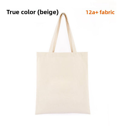 Painted Canvas Tote Bag