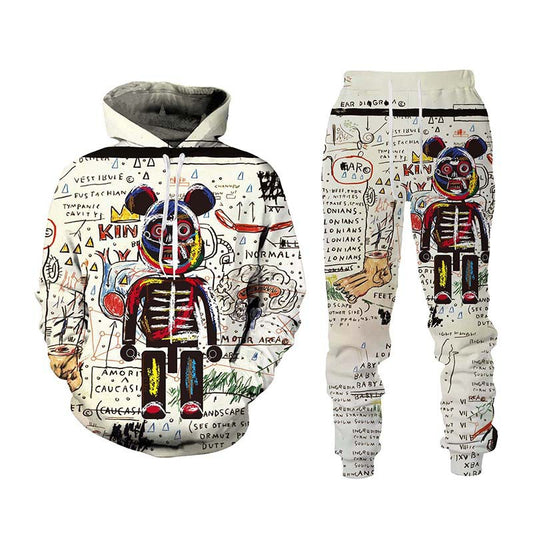 Painted Graffiti Hooded Sweater