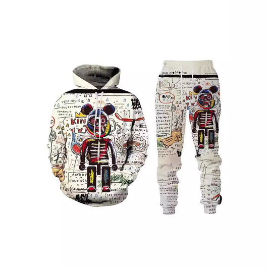 Painted Graffiti Hooded Sweater