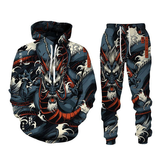 Painted Graffiti Hooded Sweater