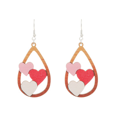 Painted Rabbit Drop Earrings