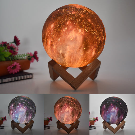 Painted starry sky 3d night light