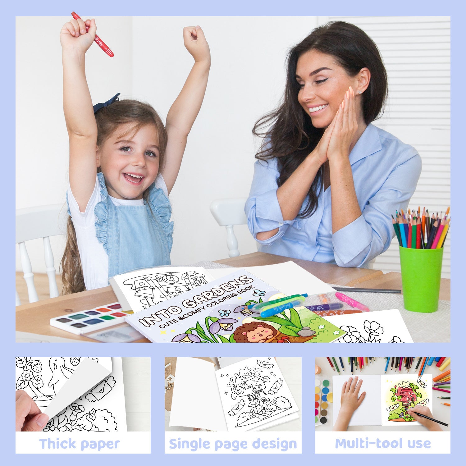Painting, graffiti and coloring book