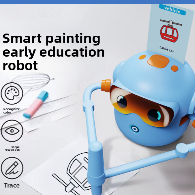 Painting robot toys