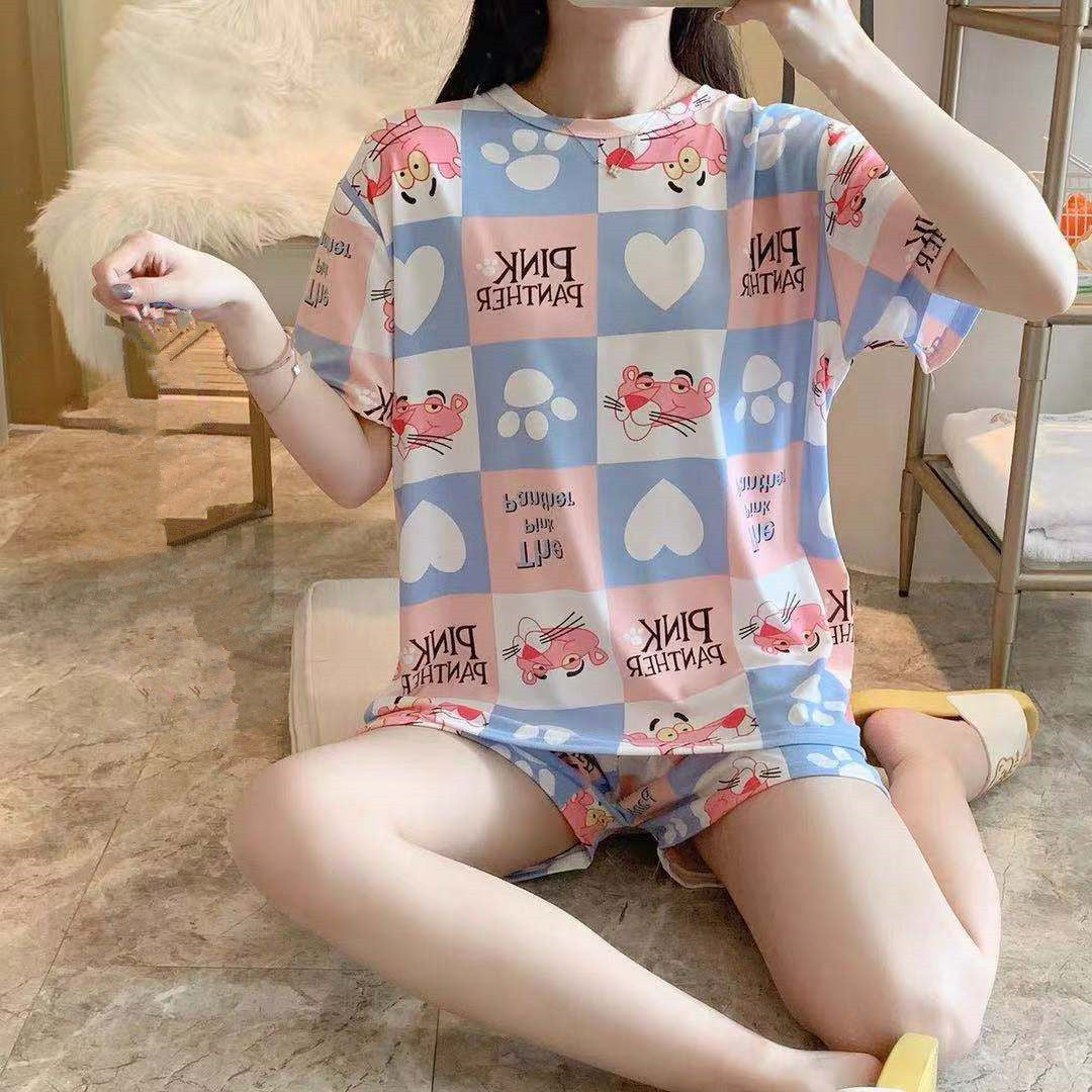 Pajama women summer short-sleeved