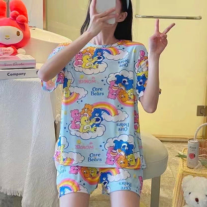 Pajama women summer short-sleeved