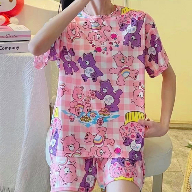 Pajama women summer short-sleeved