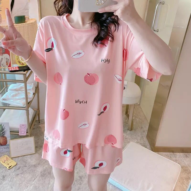 Pajama women summer short-sleeved