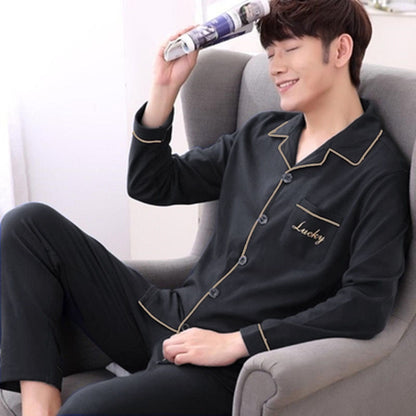 Pajamas Men's Long-sleeved