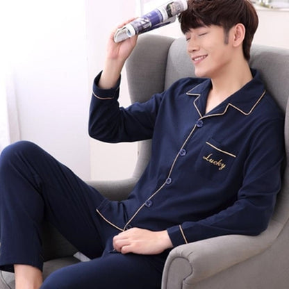 Pajamas Men's Long-sleeved