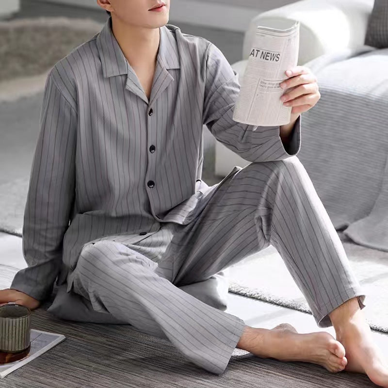 Pajamas Men's Long-sleeved