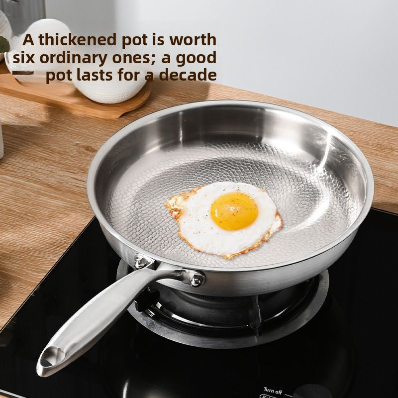 Pan for Home Use, Non-Coated Steak Titanium Frying Pan