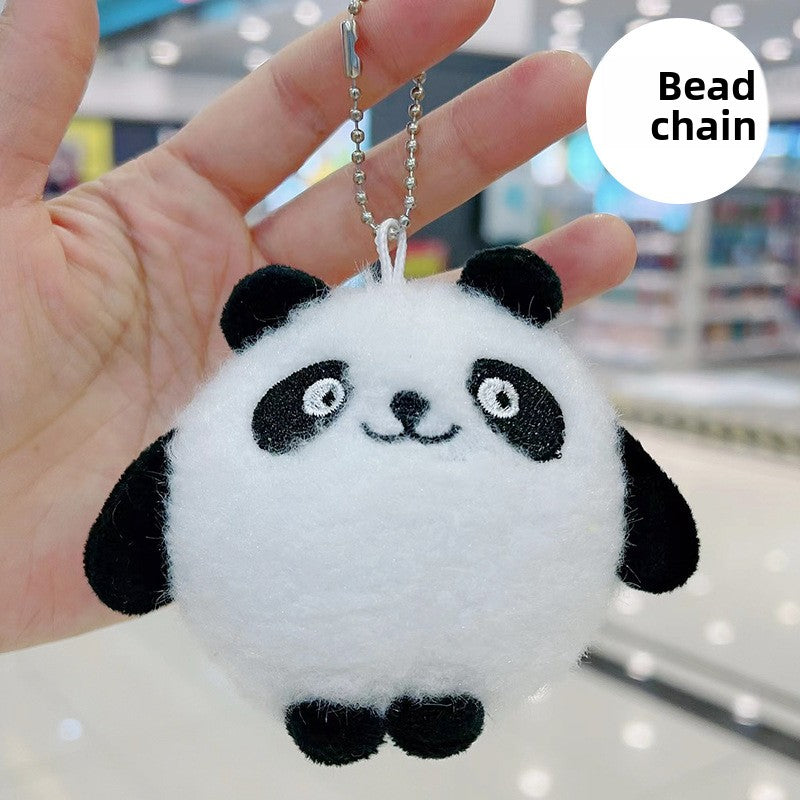 Panda doll keychain pendant
