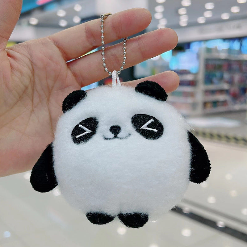 Panda doll keychain pendant