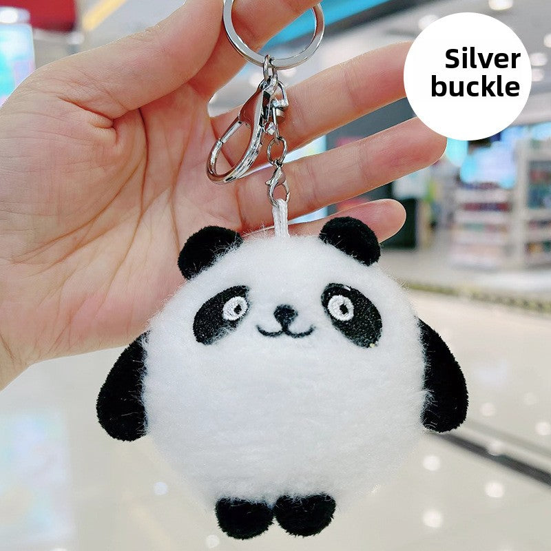 Panda doll keychain pendant