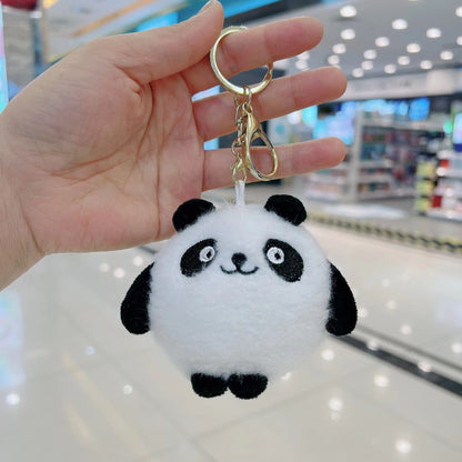 Panda doll keychain pendant