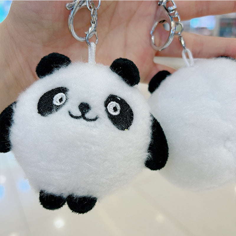 Panda doll keychain pendant